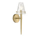 Savoy House - 9-2104-1-322 - One Light Wall Sconce - Shellbourne - Warm Brass