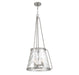 Savoy House - 7-1804-4-SN - Four Light Pendant - Crawford - Satin Nickel