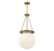 Savoy House - 7-3901-3-322 - Three Light Pendant - Manor - Warm Brass
