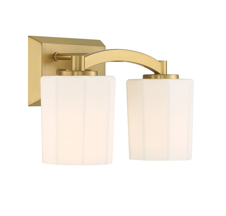 Savoy House - 8-7710-2-322 - Two Light Bathroom Vanity - Whitney - Warm Brass