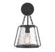 Savoy House - 9-1801-1-89 - One Light Wall Sconce - Crawford - Matte Black