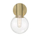 Savoy House - 9-3076-1-322 - One Light Wall Sconce - Wright - Warm Brass