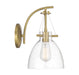 Savoy House - 9-7005-1-322 - One Light Wall Sconce - Foster - Warm Brass