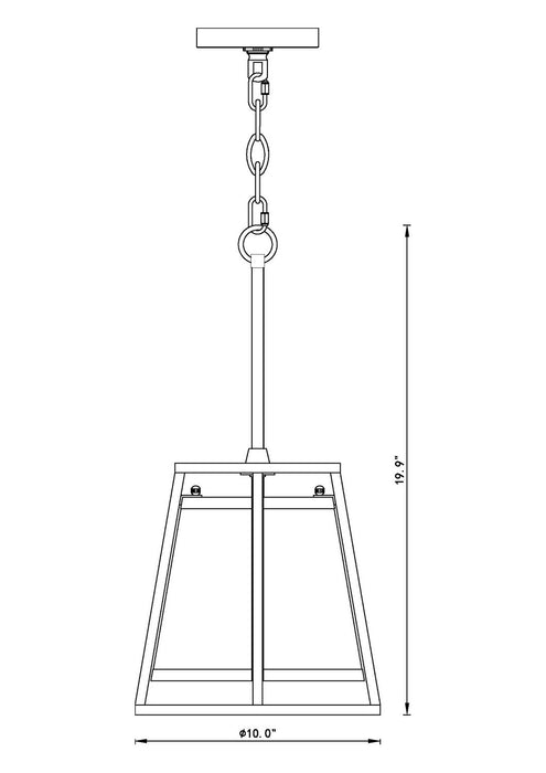 Z-Lite - 1935MP-RB - One Light Pendant - Lenyx Pendant - Rubbed Brass