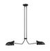 Z-Lite - 1942-2L-MB - Two Light Linear Chandelier - Bellamy - Matte Black