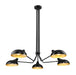 Z-Lite - 1942-5MB - Five Light Chandelier - Bellamy - Matte Black