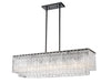 Z-Lite - 1943-42L-MB - Five Light Linear Chandelier - Glacier - Matte Black