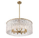 Z-Lite - 1943P26-MGLD - Ten Light Chandelier - Glacier - Modern Gold