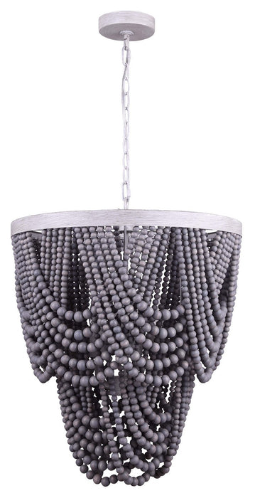 Canarm - ICH1033A05BGY18 - Five Light Chandelier - Solana - Gray