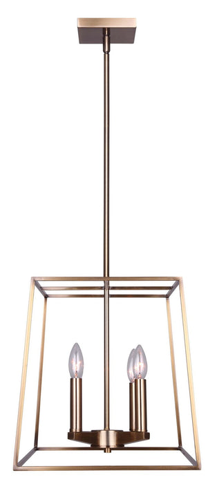 Canarm - ICH1034A04GD14 - Four Light Chandelier - Coco - Gold