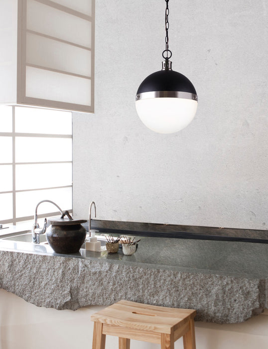 Canarm - IPL708B01BKN - One Light Pendant - Delta - Black