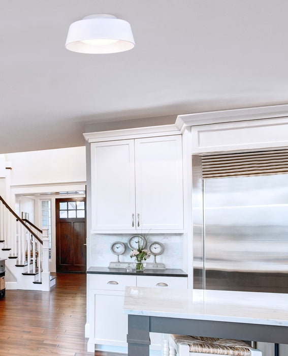 Canarm - LFM177A14WH - LED Flush Mount - Adira - White