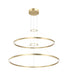 Matteo Lighting - C30872BG - LED Chandelier - O'Hara - Brushed Gold