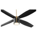 Quorum - 3-116-4015 - 60"Ceiling Fan - Samaran - Aged Brass