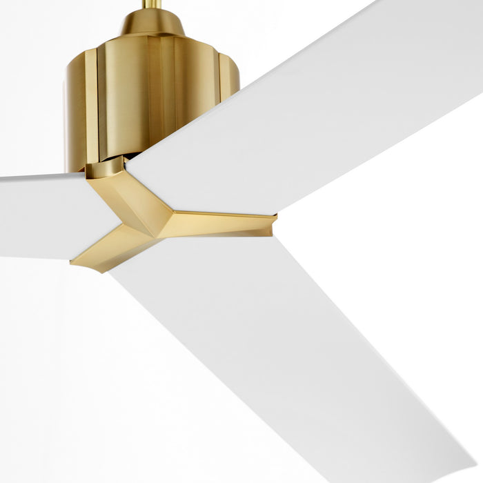 Quorum - 3-117-406 - 60"Ceiling Fan - Strato - Aged Brass