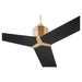 Quorum - 3-117-415 - 60"Ceiling Fan - Strato - Aged Brass