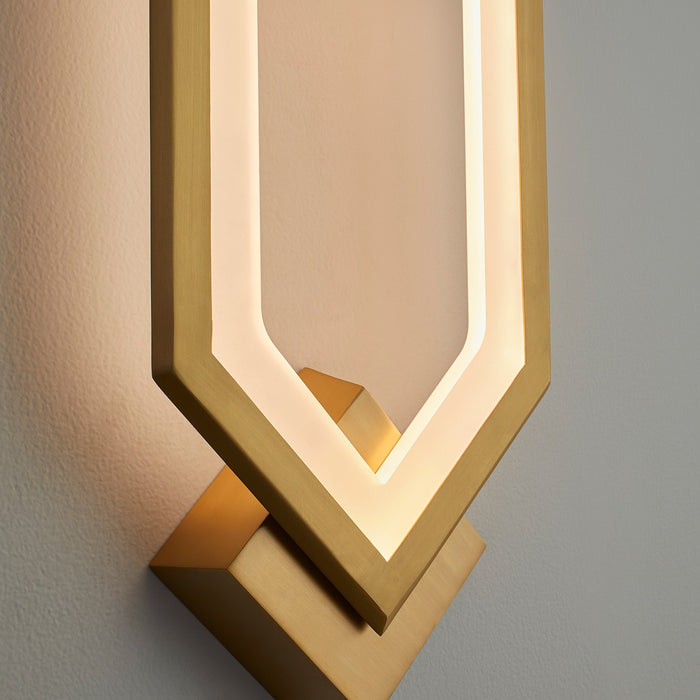Quorum - 3-59-40 - LED Wall Sconce - Aegis - Aged Brass