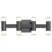 Quorum - 3-597-15 - LED Vanity - Alarum - Black