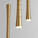 Quorum - 3-6005-40 - LED Pendant - Sabre - Aged Brass