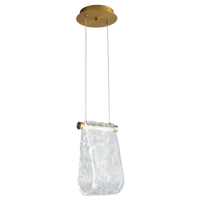Quorum - 3-602-40 - LED Pendant - Veer - Aged Brass