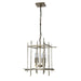 Hubbardton Forge - 101315-SKT-86 - Four Light Chandelier - Tura - Modern Brass