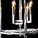 Hubbardton Forge - 101316-SKT-85 - Four Light Chandelier - Tura - Sterling