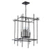 Hubbardton Forge - 101317-SKT-14 - Eight Light Chandelier - Tura - Oil Rubbed Bronze