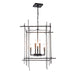 Hubbardton Forge - 101317-SKT-14 - Eight Light Chandelier - Tura - Oil Rubbed Bronze