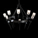 Hubbardton Forge - 101525-SKT-10-YC0369 - Ten Light Chandelier - Echo - Black