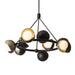 Hubbardton Forge - 131068-SKT-MULT-14-86-GG0711 - Nine Light Pendant - Brooklyn - Oil Rubbed Bronze