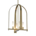 Hubbardton Forge - 131070-SKT-MULT-86-FD0462 - Four Light Pendant - Triomphe - Modern Brass