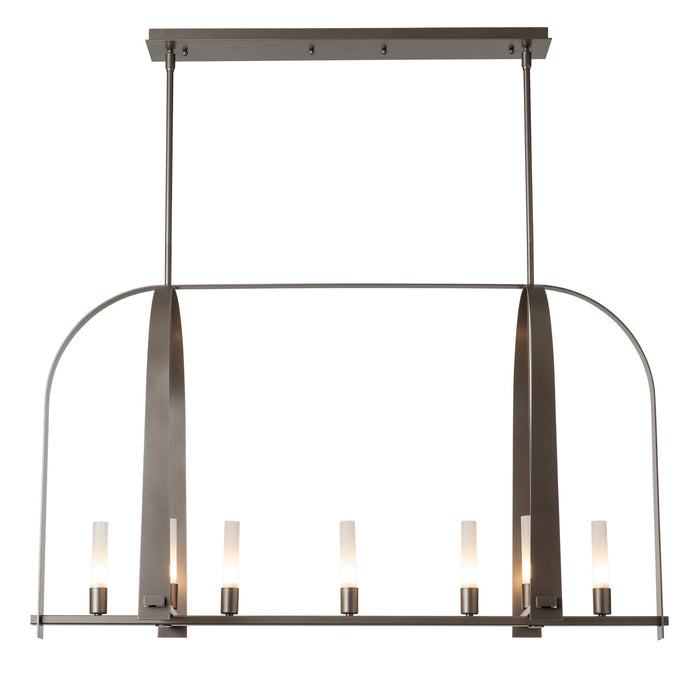 Hubbardton Forge - 131075-SKT-MULT-07-FD0462 - Nine Light Pendant - Triomphe - Dark Smoke