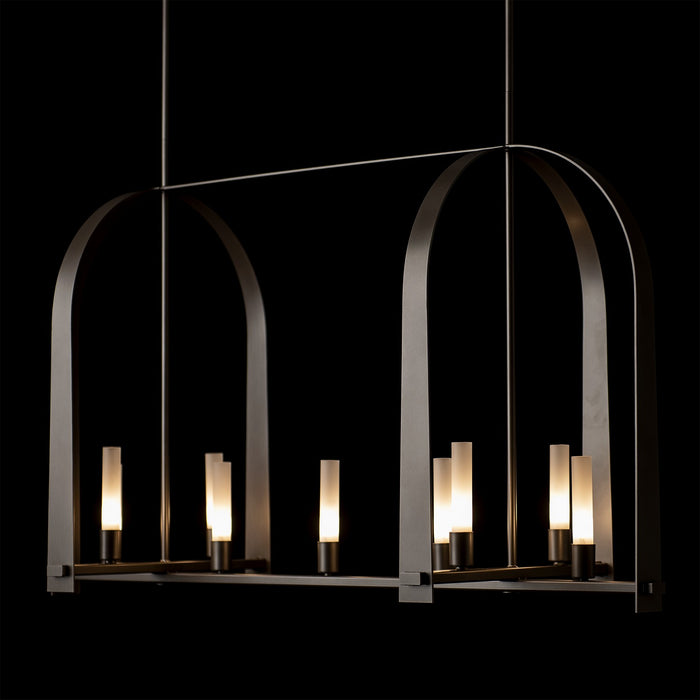 Hubbardton Forge - 131075-SKT-MULT-07-FD0462 - Nine Light Pendant - Triomphe - Dark Smoke