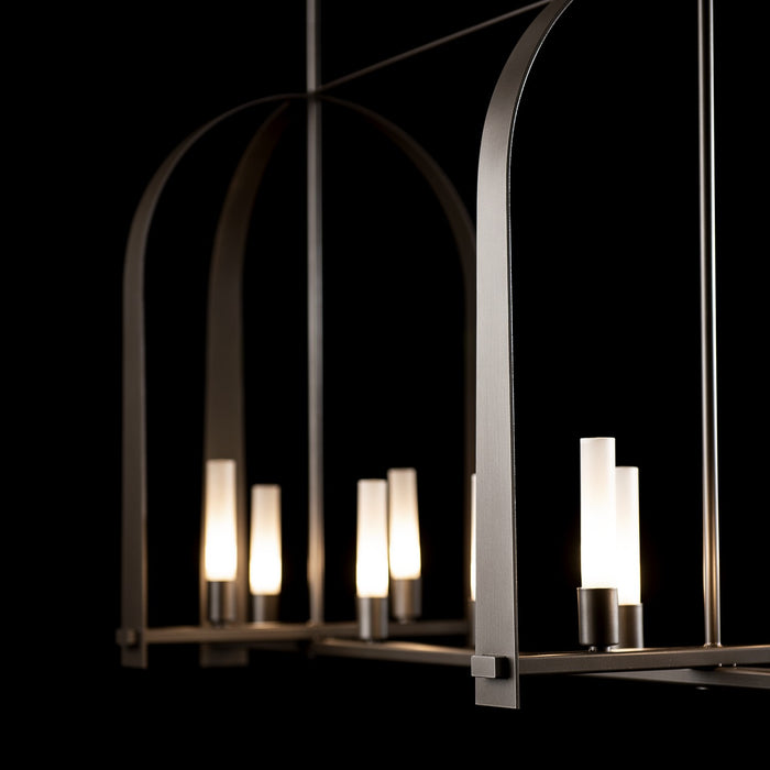 Hubbardton Forge - 131075-SKT-MULT-07-FD0462 - Nine Light Pendant - Triomphe - Dark Smoke