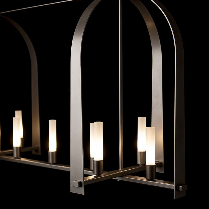 Hubbardton Forge - 131075-SKT-MULT-07-FD0462 - Nine Light Pendant - Triomphe - Dark Smoke