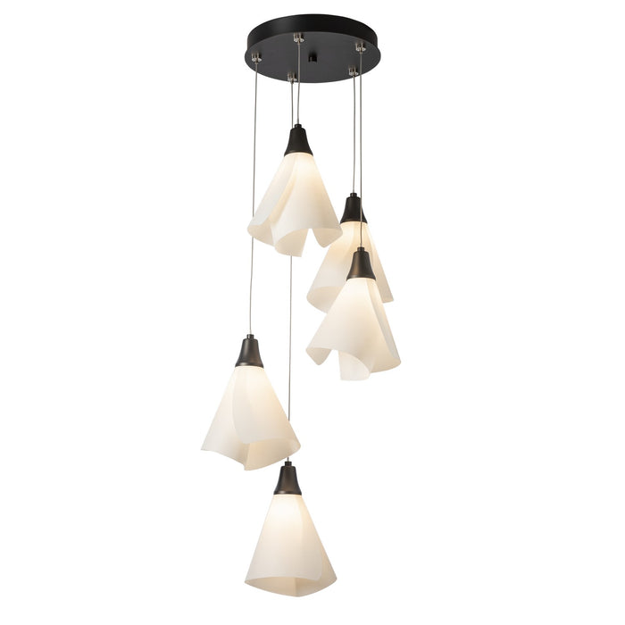 Hubbardton Forge - 131122-SKT-LONG-14-SH1987 - LED Pendant - Mobius - Oil Rubbed Bronze
