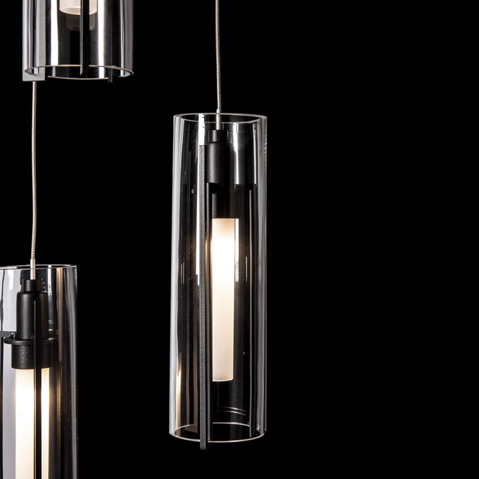 Hubbardton Forge - 131124-SKT-STND-10-ZM0065 - LED Pendant - Exos Glass - Black