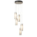 Hubbardton Forge - 131124-SKT-STND-86-GG0065 - LED Pendant - Exos Glass - Modern Brass