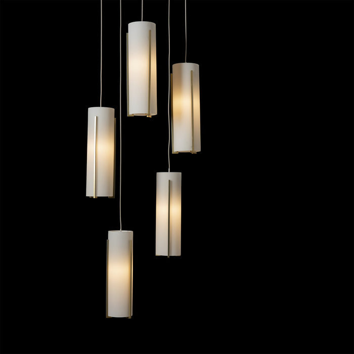 Hubbardton Forge - 131124-SKT-STND-86-GG0065 - LED Pendant - Exos Glass - Modern Brass