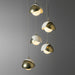Hubbardton Forge - 131125-SKT-STND-86-02-GG0711 - LED Pendant - Brooklyn - Modern Brass