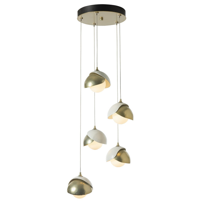 Hubbardton Forge - 131125-SKT-STND-86-02-GG0711 - LED Pendant - Brooklyn - Modern Brass