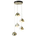 Hubbardton Forge - 131125-SKT-STND-86-02-GG0711 - LED Pendant - Brooklyn - Modern Brass