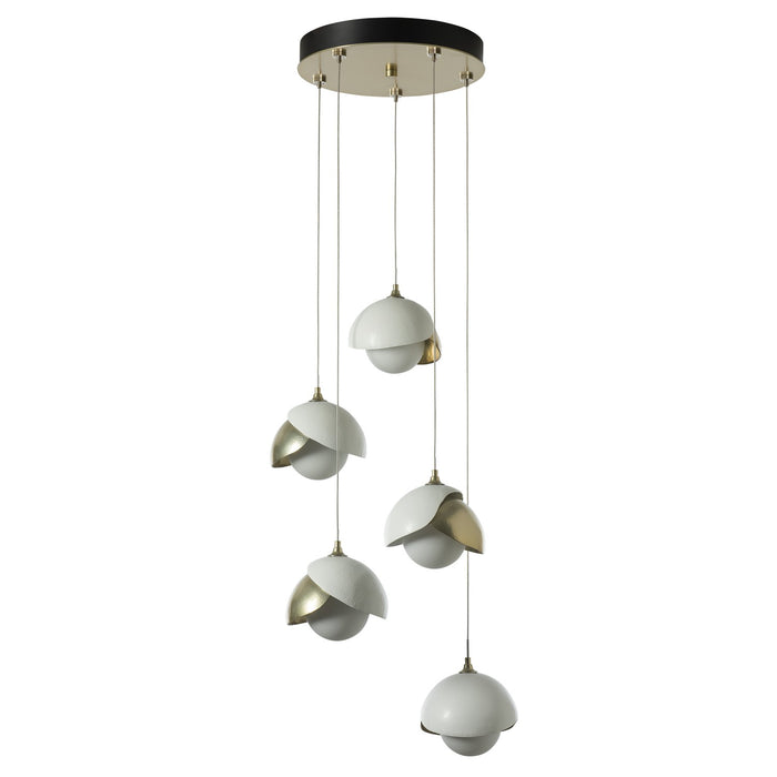 Hubbardton Forge - 131125-SKT-STND-86-02-GG0711 - LED Pendant - Brooklyn - Modern Brass