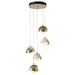 Hubbardton Forge - 131125-SKT-STND-86-02-GG0711 - LED Pendant - Brooklyn - Modern Brass