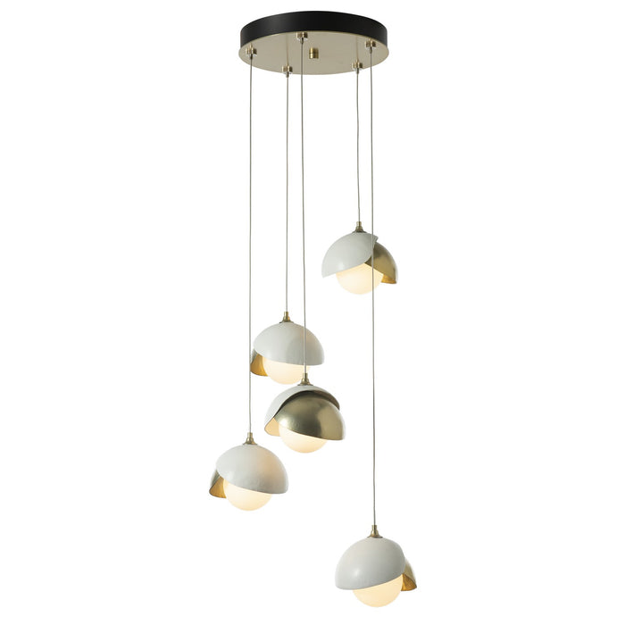 Hubbardton Forge - 131125-SKT-STND-86-02-GG0711 - LED Pendant - Brooklyn - Modern Brass