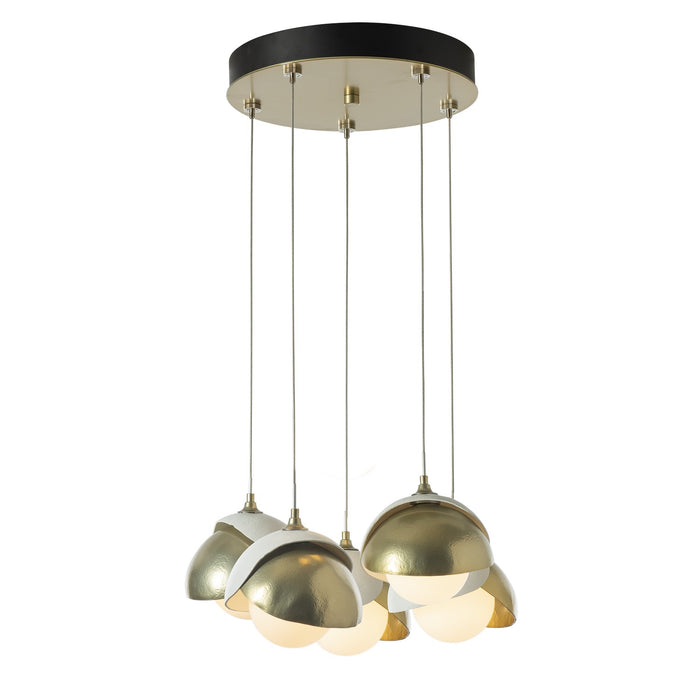 Hubbardton Forge - 131125-SKT-STND-86-02-GG0711 - LED Pendant - Brooklyn - Modern Brass