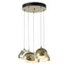 Hubbardton Forge - 131125-SKT-STND-86-02-GG0711 - LED Pendant - Brooklyn - Modern Brass