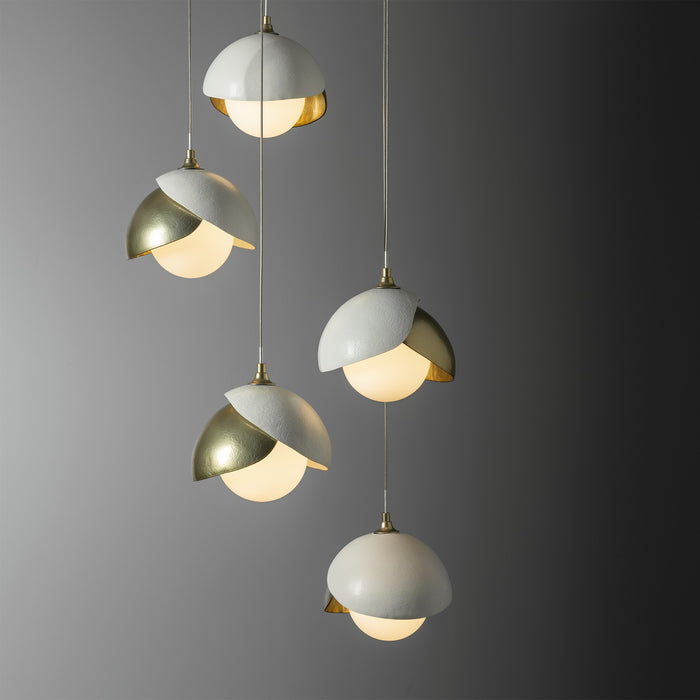 Hubbardton Forge - 131125-SKT-STND-86-02-GG0711 - LED Pendant - Brooklyn - Modern Brass