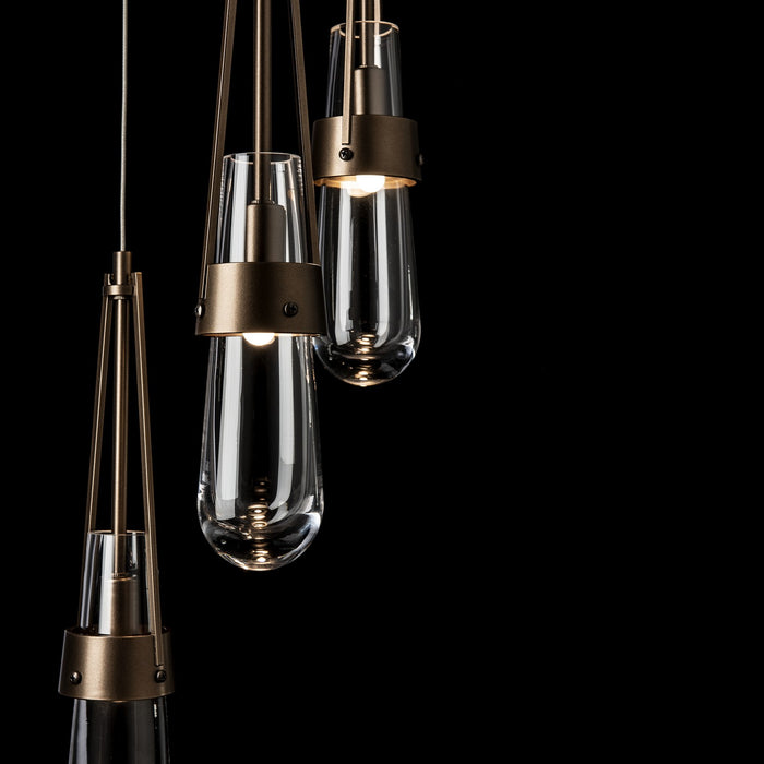 Hubbardton Forge - 131127-SKT-LONG-05-ZM0434 - LED Pendant - Link - Bronze