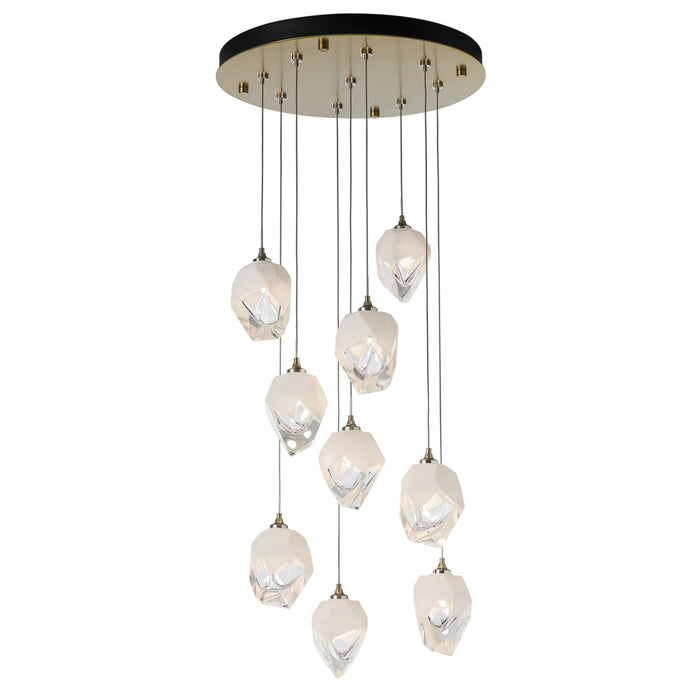 Hubbardton Forge - 131140-SKT-LONG-86-WP0754 - LED Pendant - Chrysalis - Modern Brass
